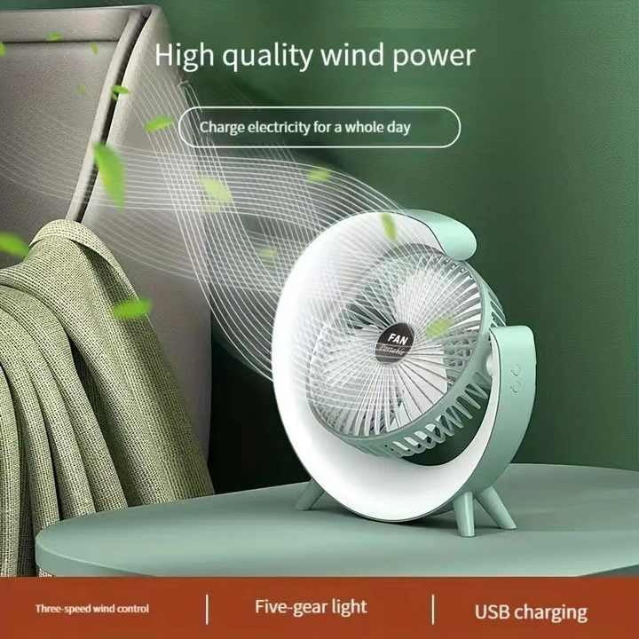 Dazzle Desktop Fan Color Changing USB Fan for Home