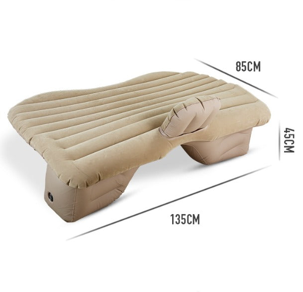 Car Air Bed for Travel & Camping | Inflatable Mattress with Pump & Pillows