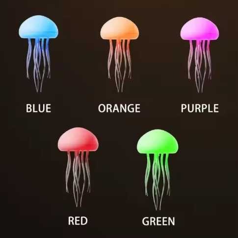 Jellyfish Lamp | Jellyfish LED Night Light | Smart Voice Control