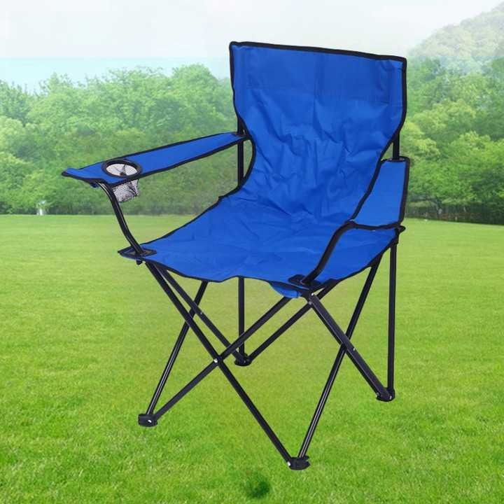 Portable Camping Chair for All Outdoors | With Cup Holder & Carry Bag