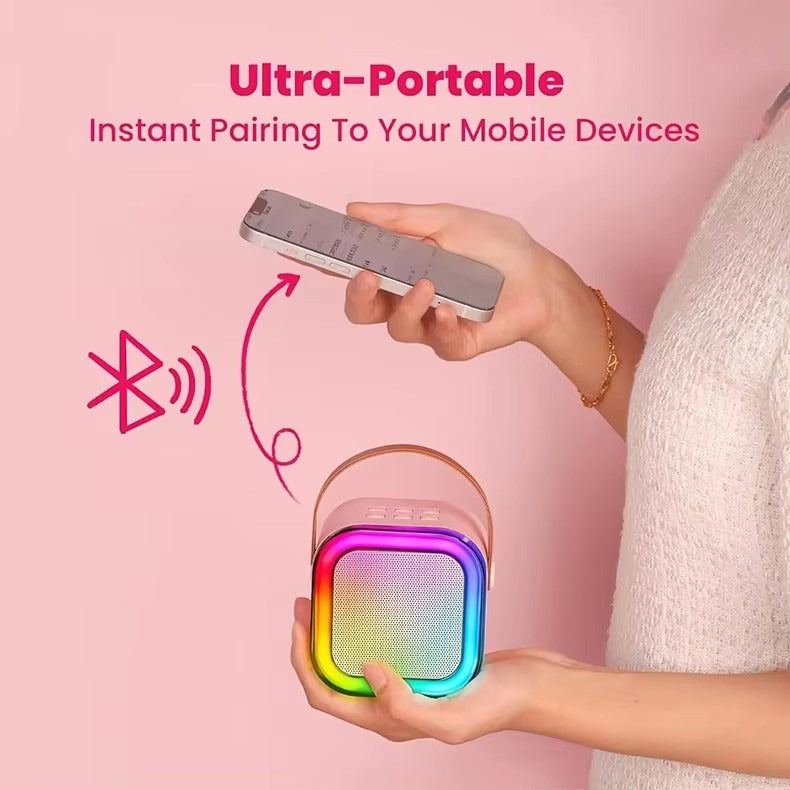 Bluetooth Karaoke Mic Speaker for Kids & Adults