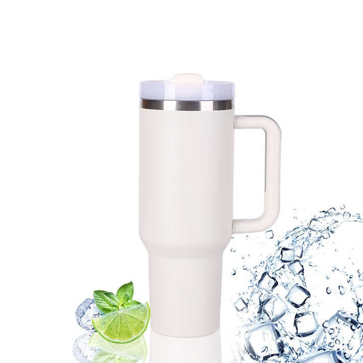1200ml Stainless Steel Tumbler with Straw & Handle – Hot & Cold Travel Mug