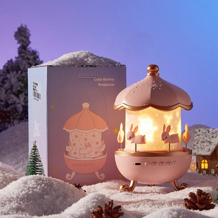Rabbit Night Light Projector | Rechargeable Bunny Sky Projector