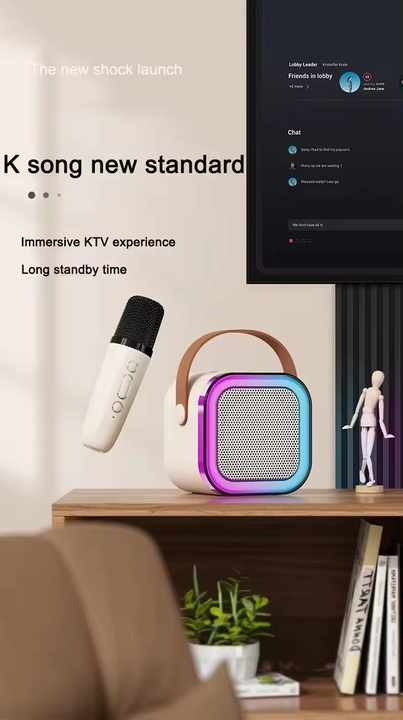 Bluetooth Karaoke Mic Speaker for Kids & Adults