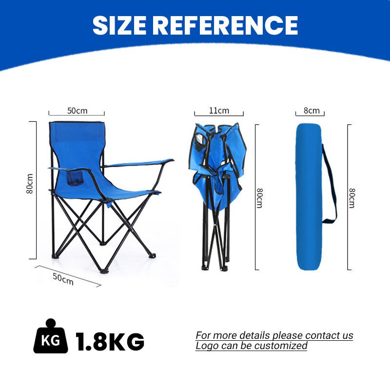 Portable Camping Chair for All Outdoors | With Cup Holder & Carry Bag