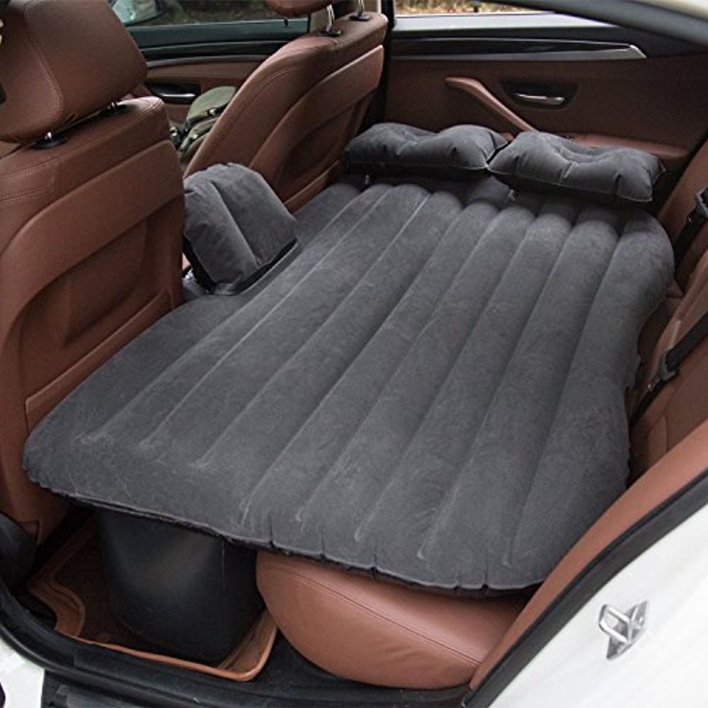 Car Air Bed for Travel & Camping | Inflatable Mattress with Pump & Pillows