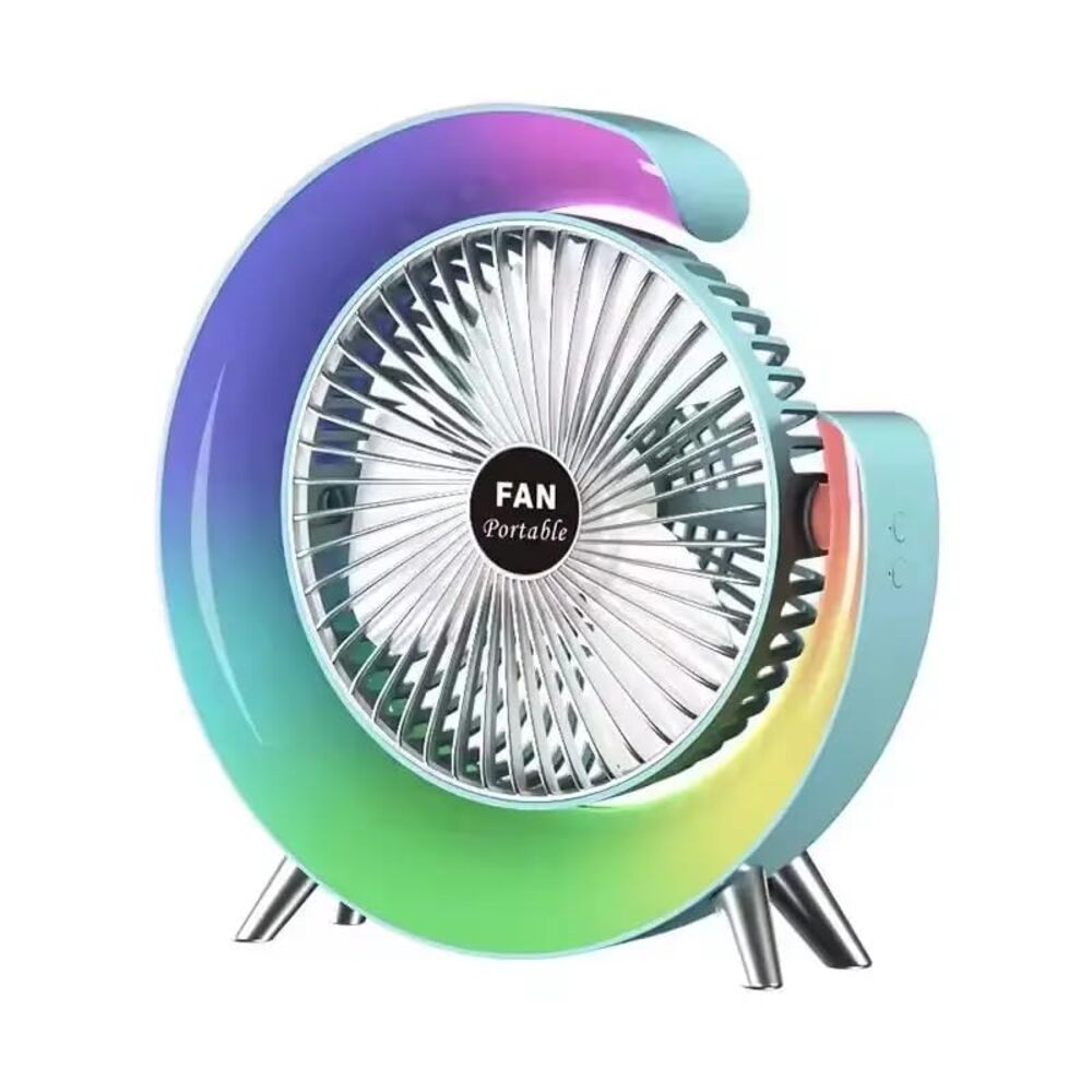 Dazzle Desktop Fan Color Changing USB Fan for Home