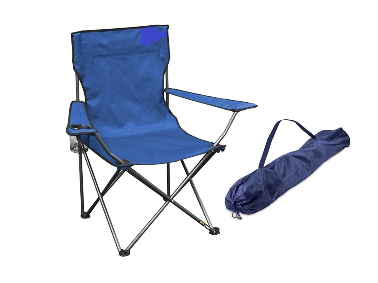 Portable Camping Chair for All Outdoors | With Cup Holder & Carry Bag