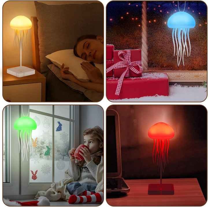 Jellyfish Lamp | Jellyfish LED Night Light | Smart Voice Control