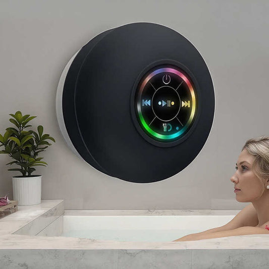 Waterproof LED Bluetooth Shower Speaker