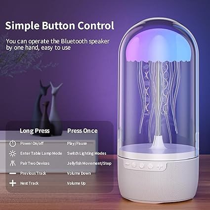 RGB Jellyfish Bluetooth Speaker Lamp